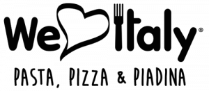Logo We Love Italy, Pasta & Pizza